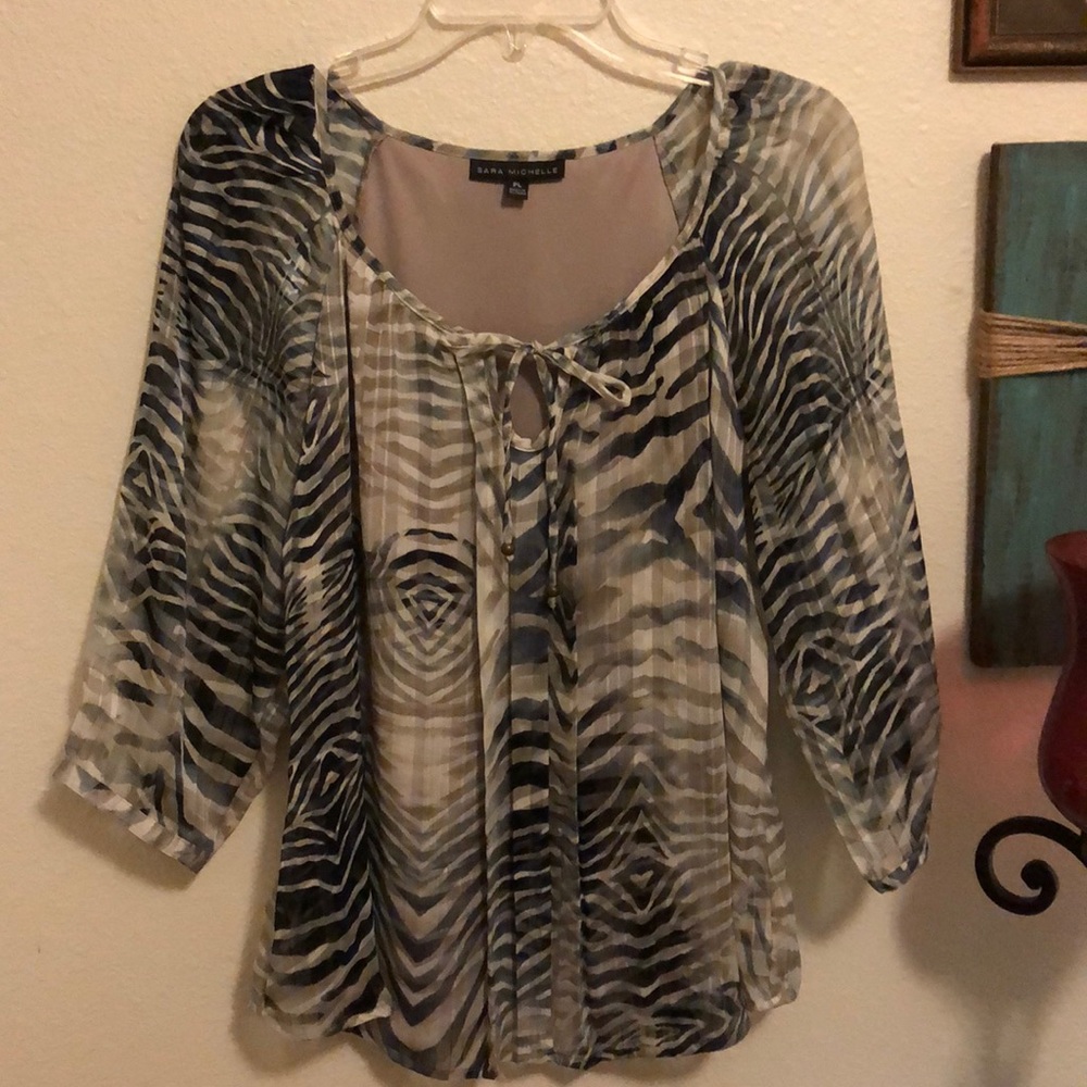 Sara Michelle print tunic